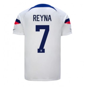 Maillot de foot États-Unis Giovanni Reyna #7 Domicile Monde 2022 Manches Courte